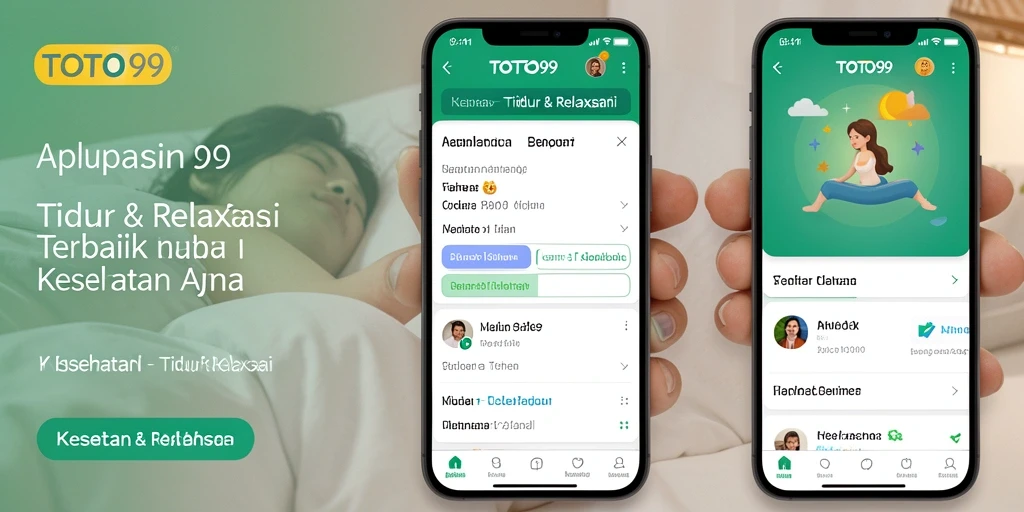 Antarmuka TOTO99 yang intuitif dan menenangkan untuk tidur lebih baik.