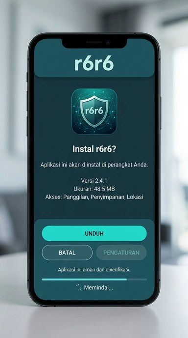 Tampilan halaman APK r6r6